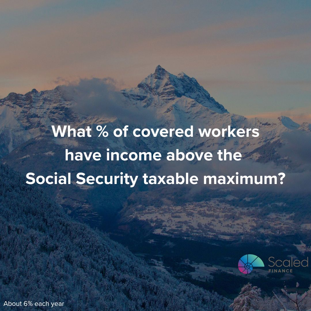 What Percent of Workers Max Social Security?